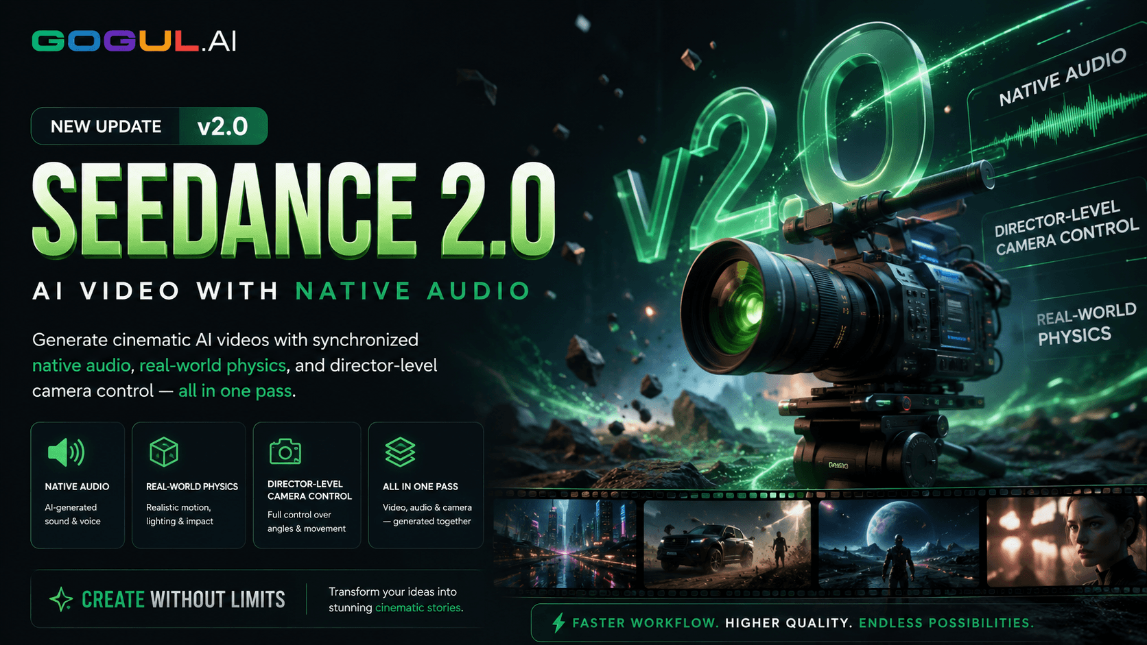 Seedance 2.0 — AI video with native audio