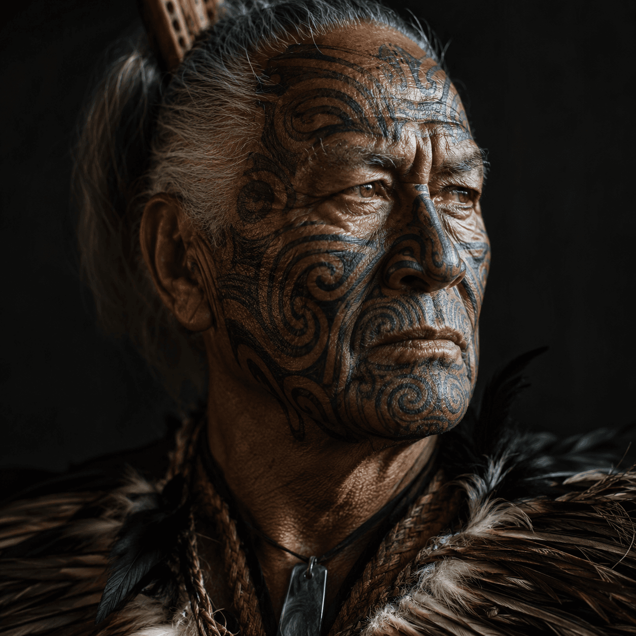 Maori Warrior Chief
