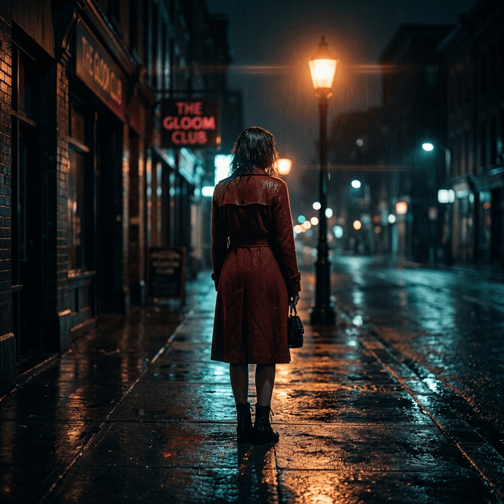 Red Coat, Rainy Night