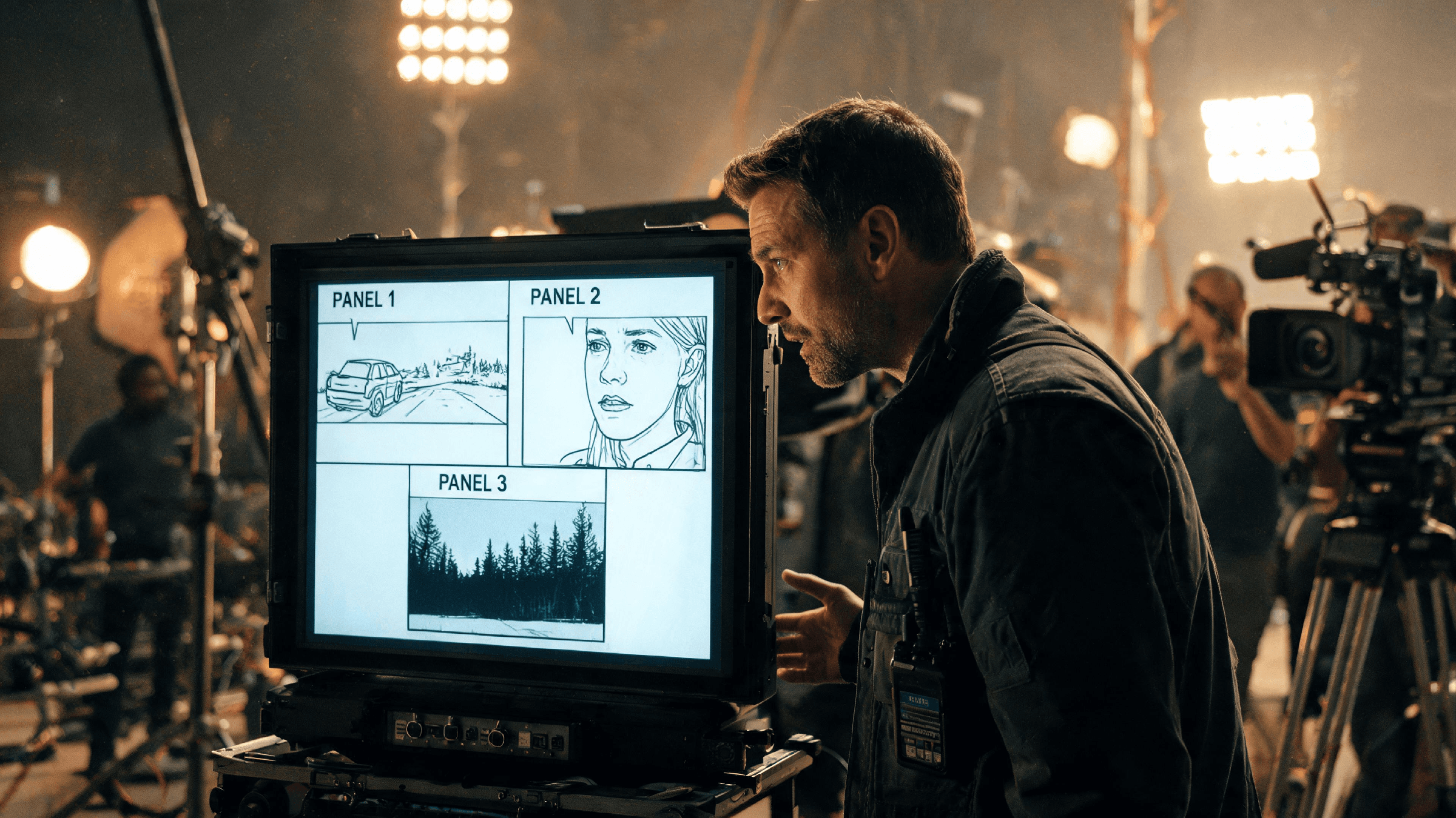 Filmmaker previz storyboard frame