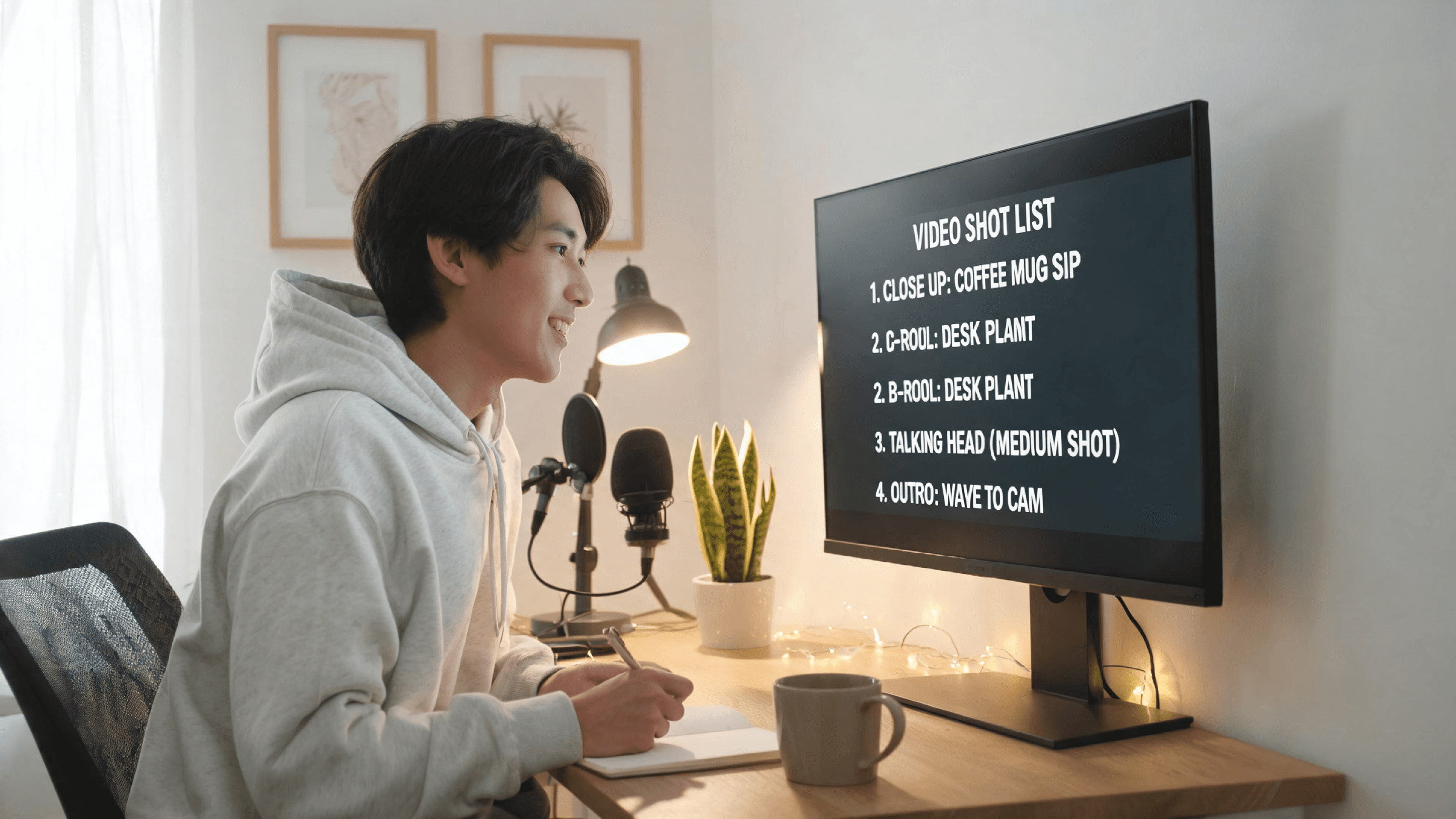 YouTube video storyboard frame