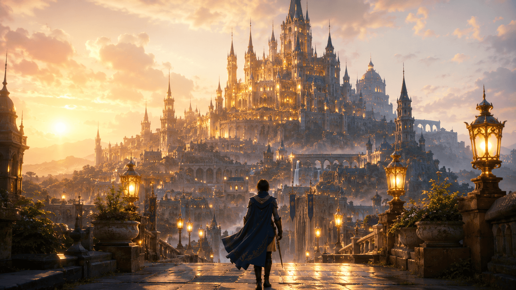 Fantasy genre storyboard frame
