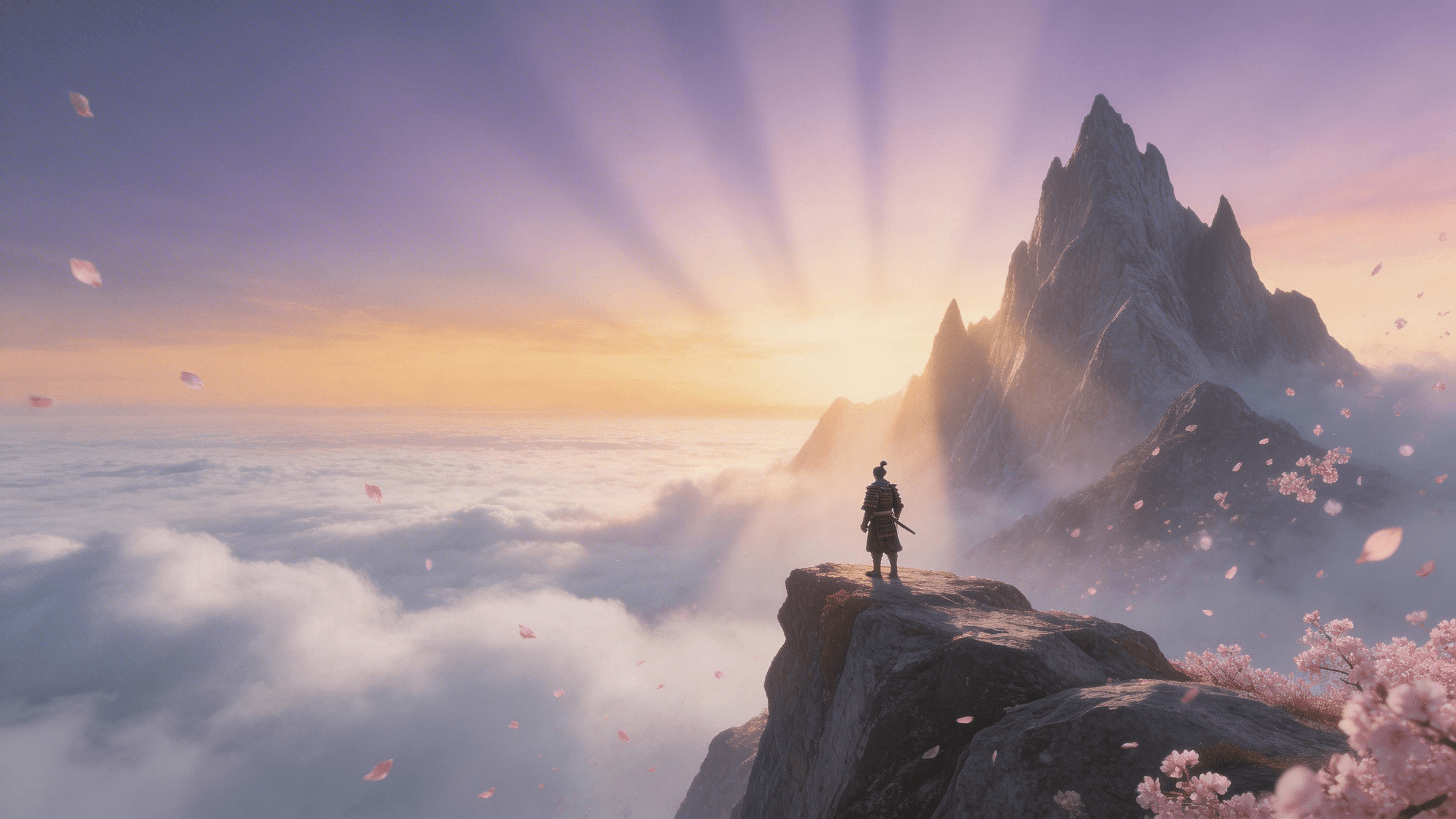 Wide β mountain at dawn